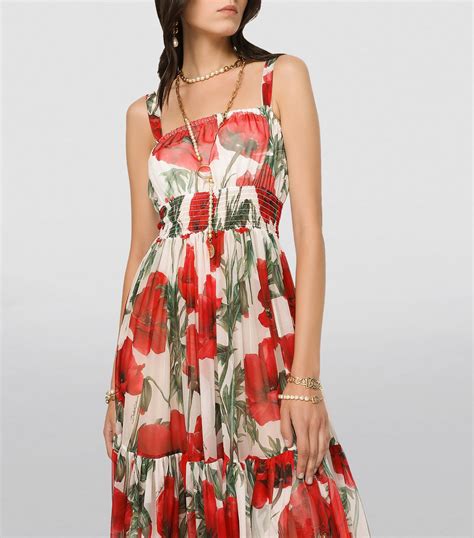 dolce and gabbana poppy dress.